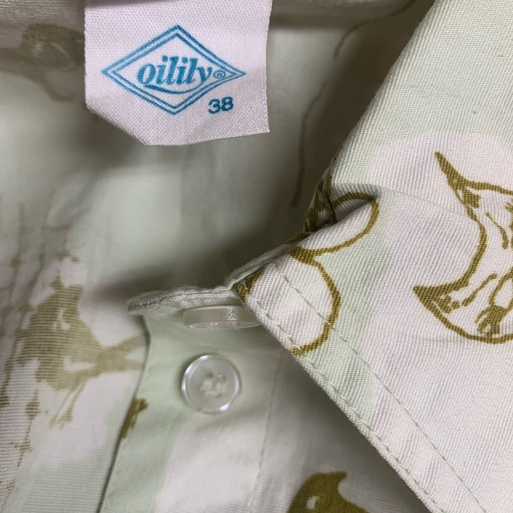 RARE Oilily Cat Mouse Mint Green Top Size XS​ - Picture 3 of 6